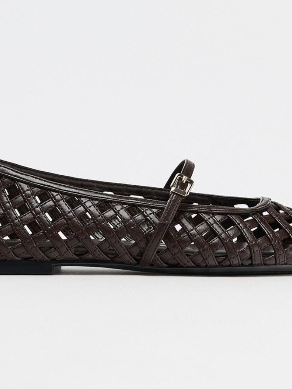 Zara Woven Ballet Flats